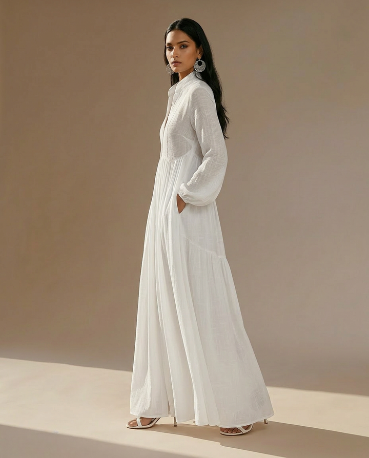 Rebecca | Trendy Linen Dress