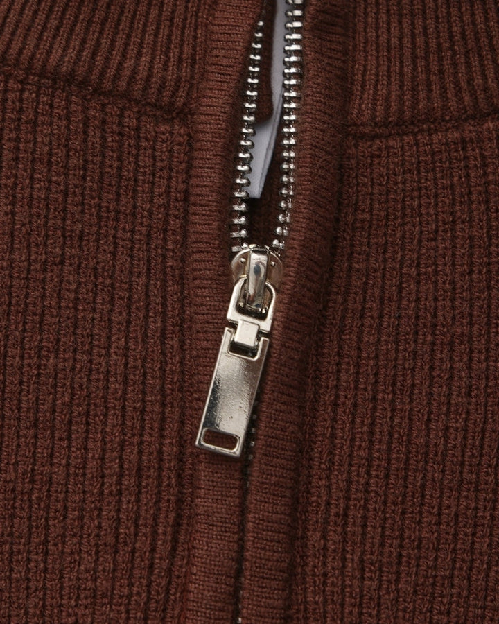 Refined Half-Zip Knit Pullover