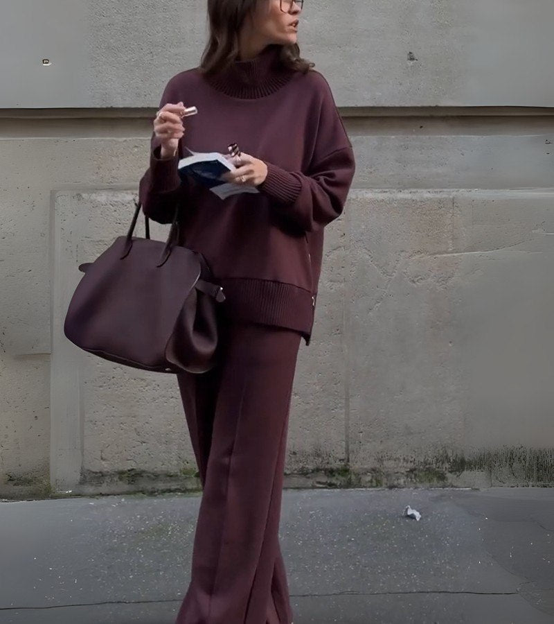 CARMINE™ | Premium Winter Knit Two-Piece Lounge Set