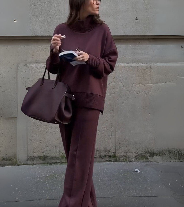 CARMINE™ | Premium Winter Knit Two-Piece Lounge Set
