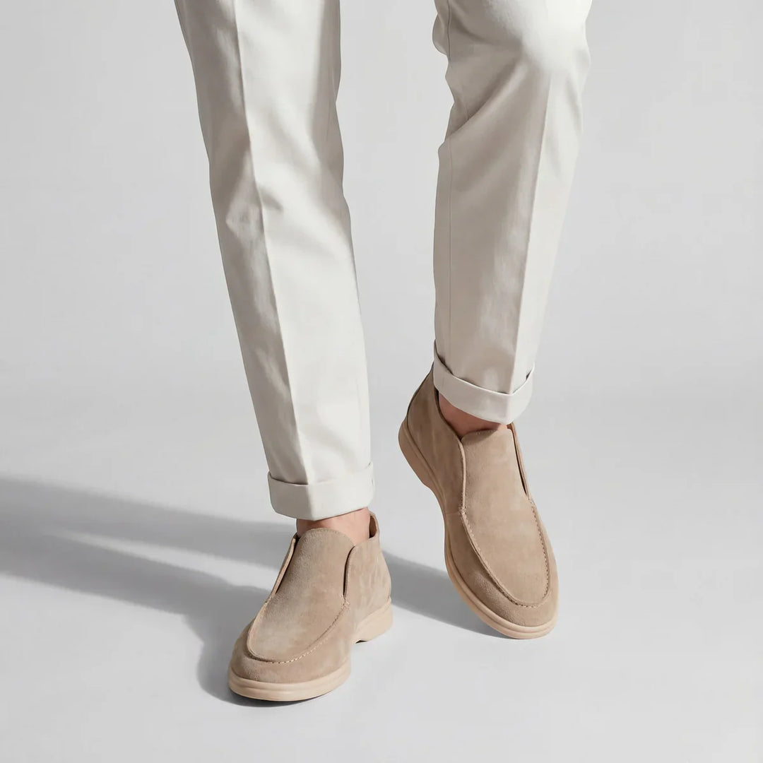 Old Money High Suede Loafers