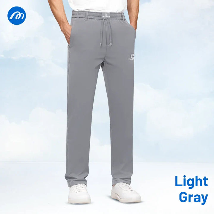 Men’s Breathable Mesh Panel Casual Pants
