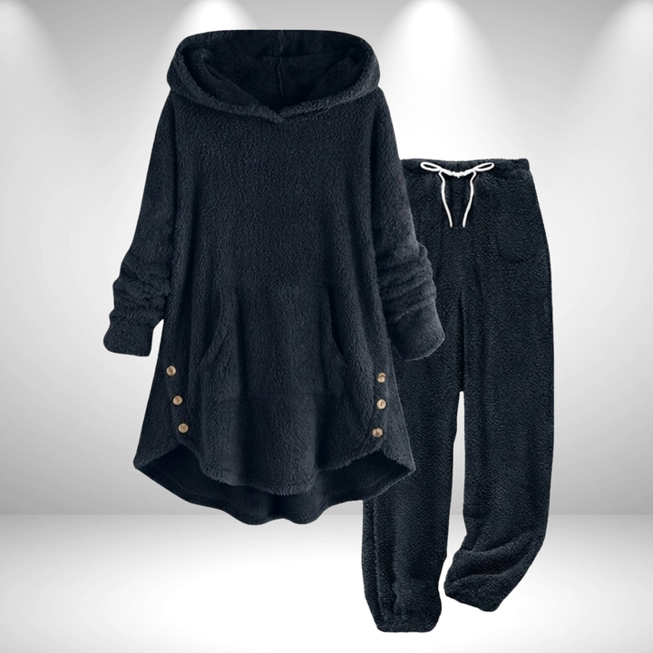 Cressy™ | The Ultra-Plush Tunic Lounge Set – Winter Warmth Edition