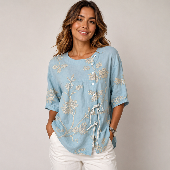 Celestina | Elegant Floral Blouse