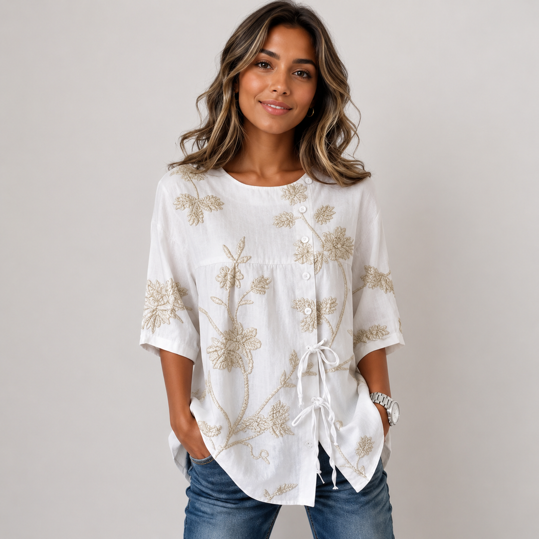 Celestina | Elegant Floral Blouse