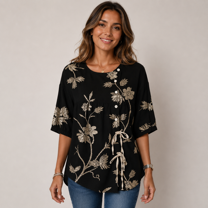Celestina | Elegant Floral Blouse