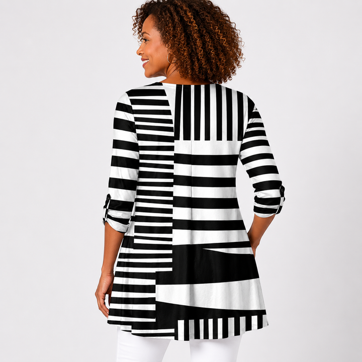 Sophie | Long Blouse with V-Neck