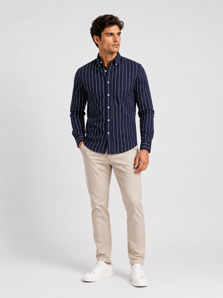 Timothy | Classic Striped Summer Shirt