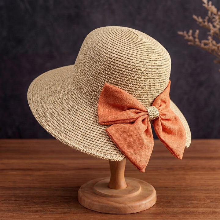 Aurora Bow Straw Hat
