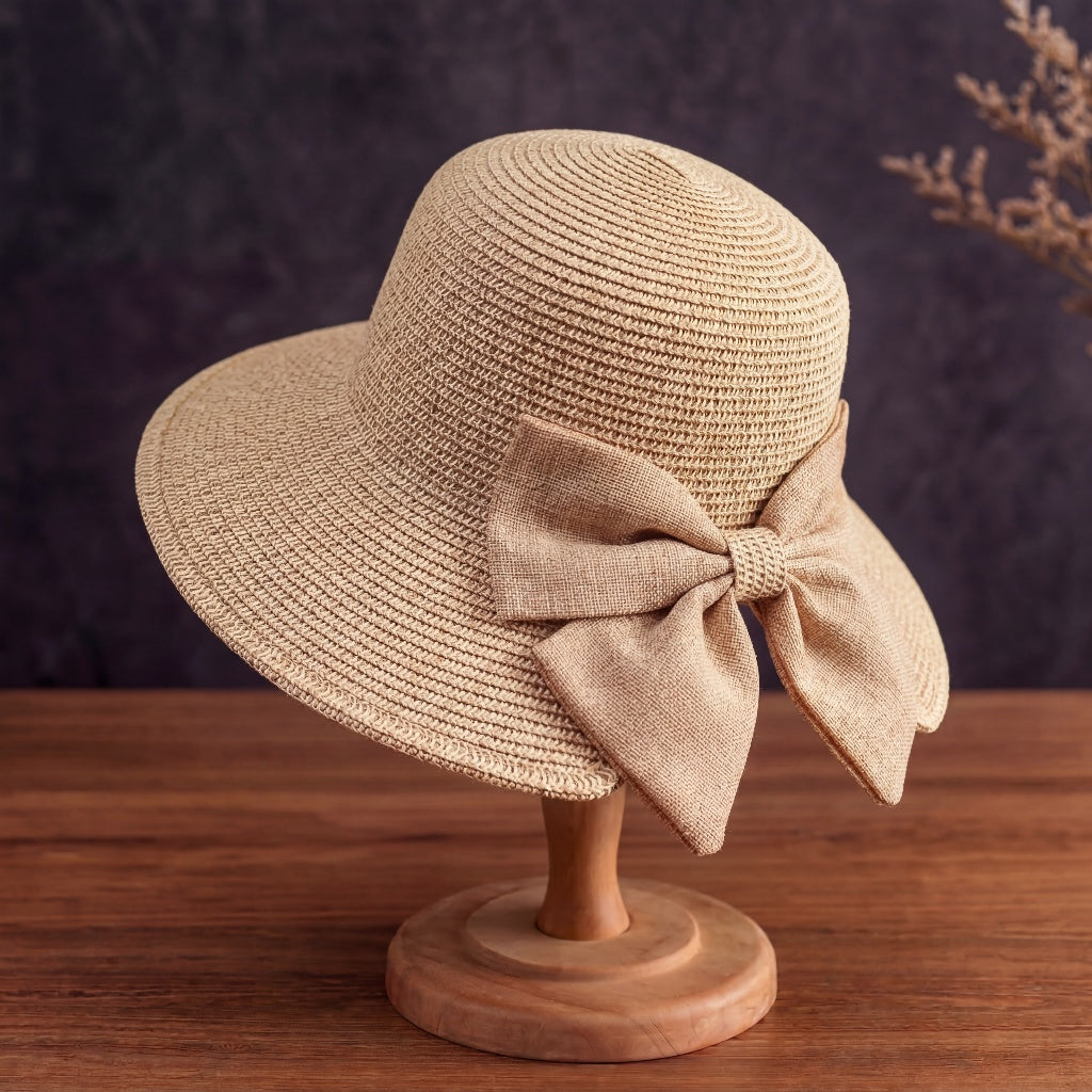 Aurora Bow Straw Hat