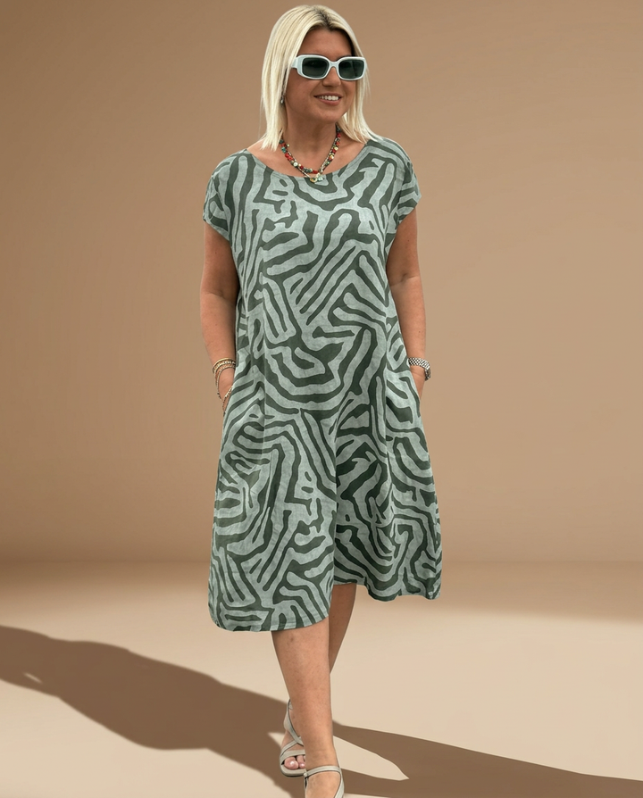 AVANILLE™ | Round Neck Summer Dress