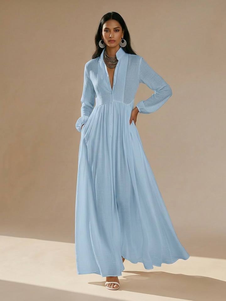 Rebecca | Trendy Linen Dress