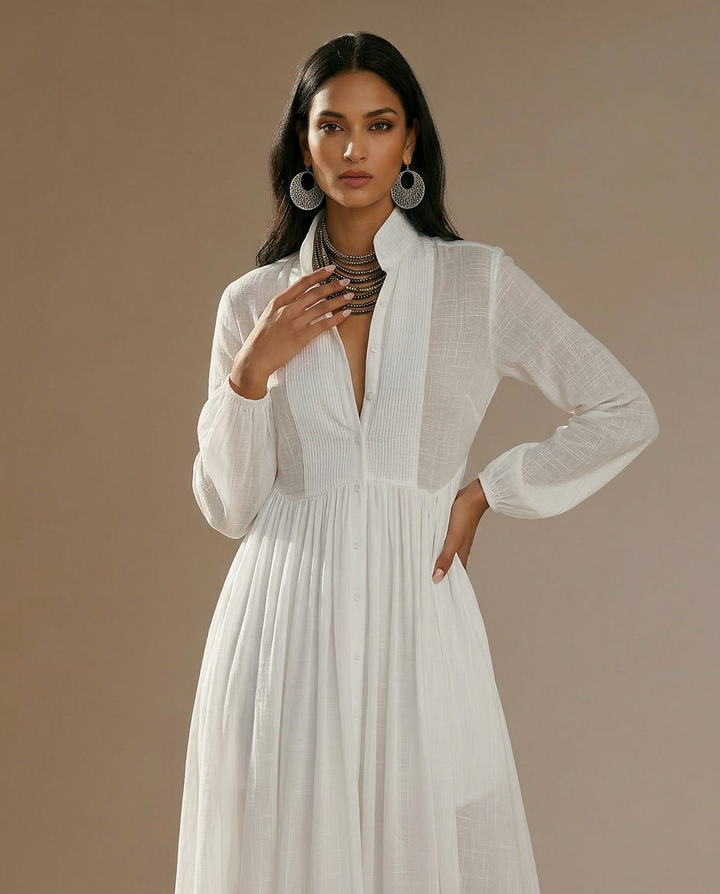 Rebecca | Trendy Linen Dress
