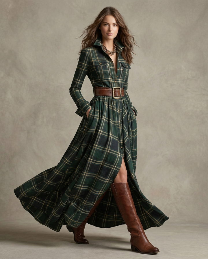 Harriet | Belted Shirt Dress