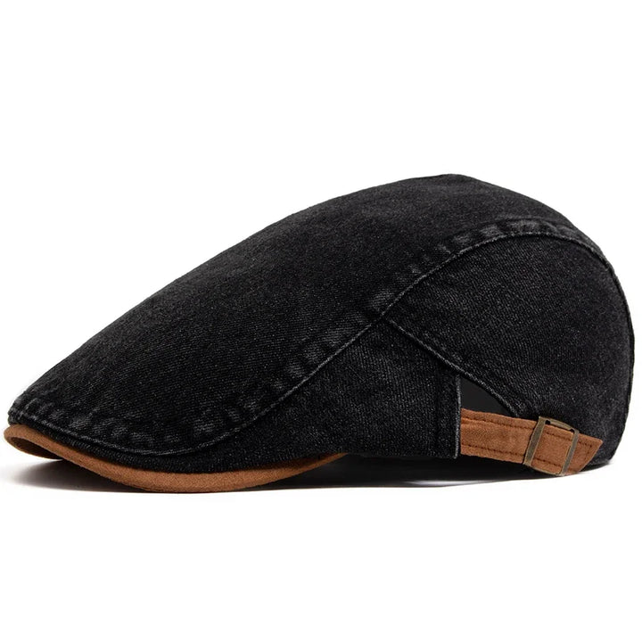 Premium Denim Flat Cap