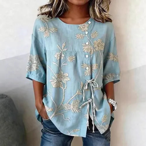 Celestina | Elegant Floral Blouse
