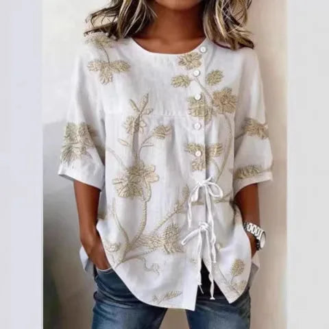 Celestina | Elegant Floral Blouse
