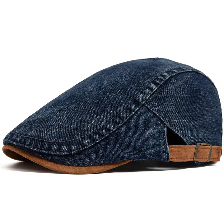 Premium Denim Flat Cap