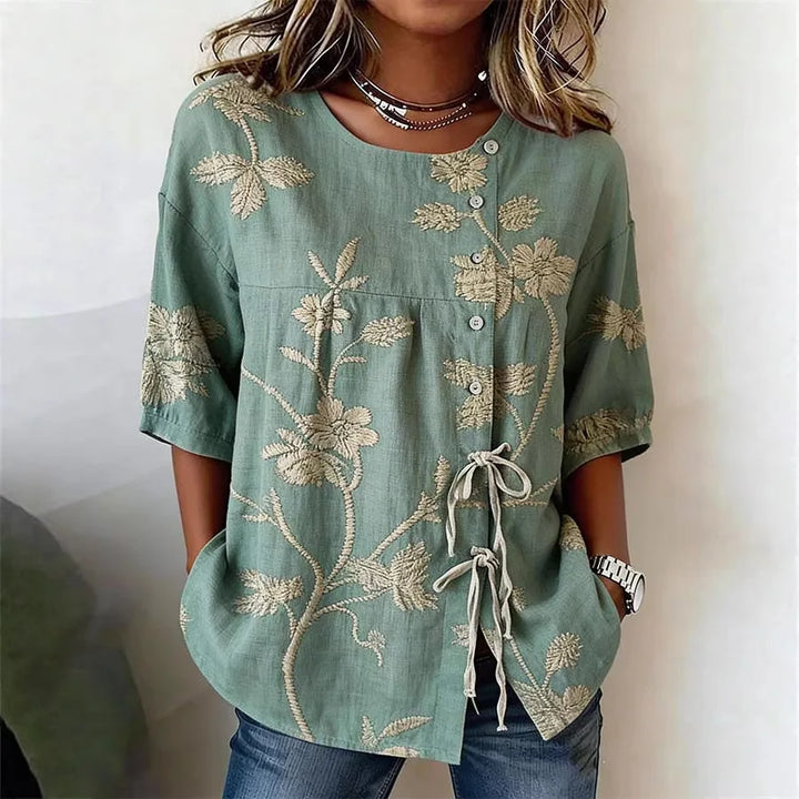 Celestina | Elegant Floral Blouse