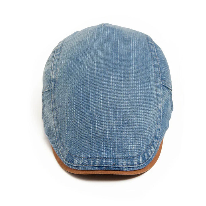 Premium Denim Flat Cap