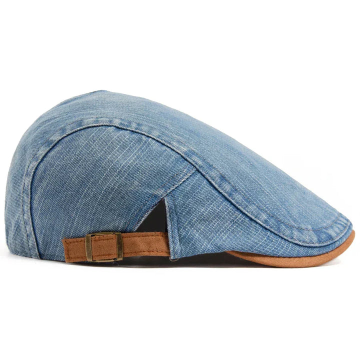 Premium Denim Flat Cap