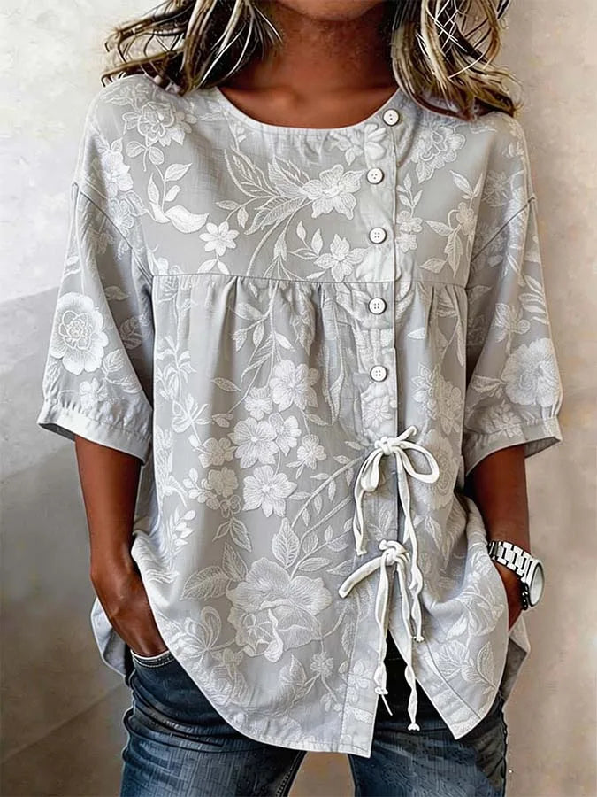 Celestina | Elegant Floral Blouse