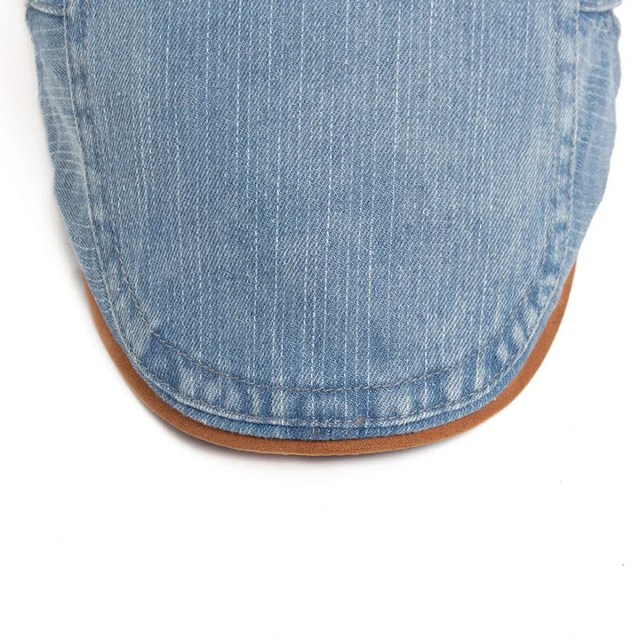 Premium Denim Flat Cap