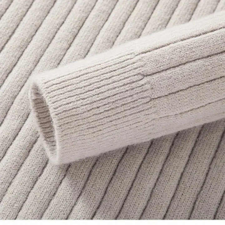 ZERMATT High Collar Half Zip Sweater