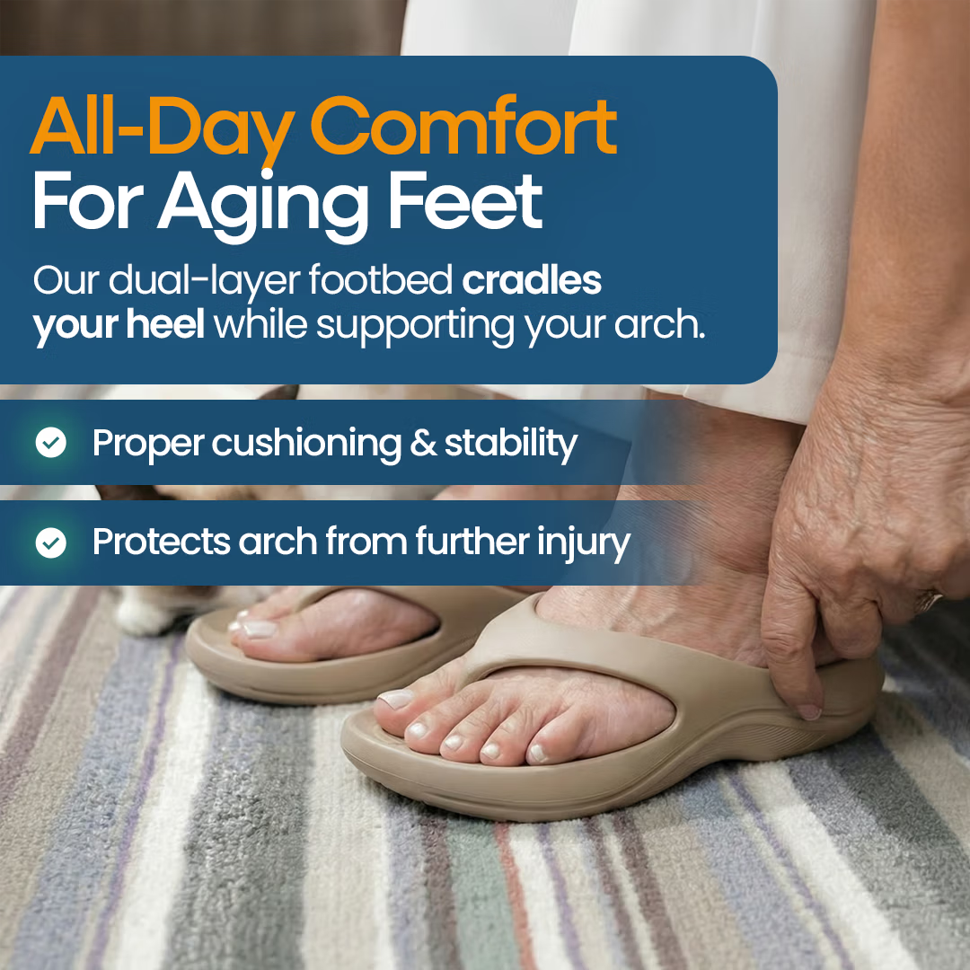 Arch Support Flip Flops