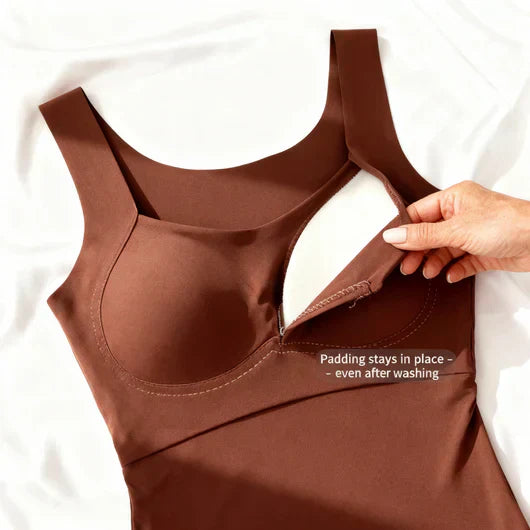 Roxanne | Built-In Comfort Bra Tank Top