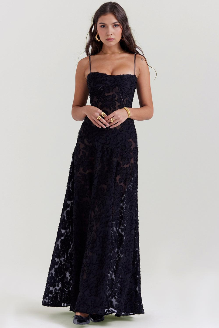Noir | Elegant Maxi Dress