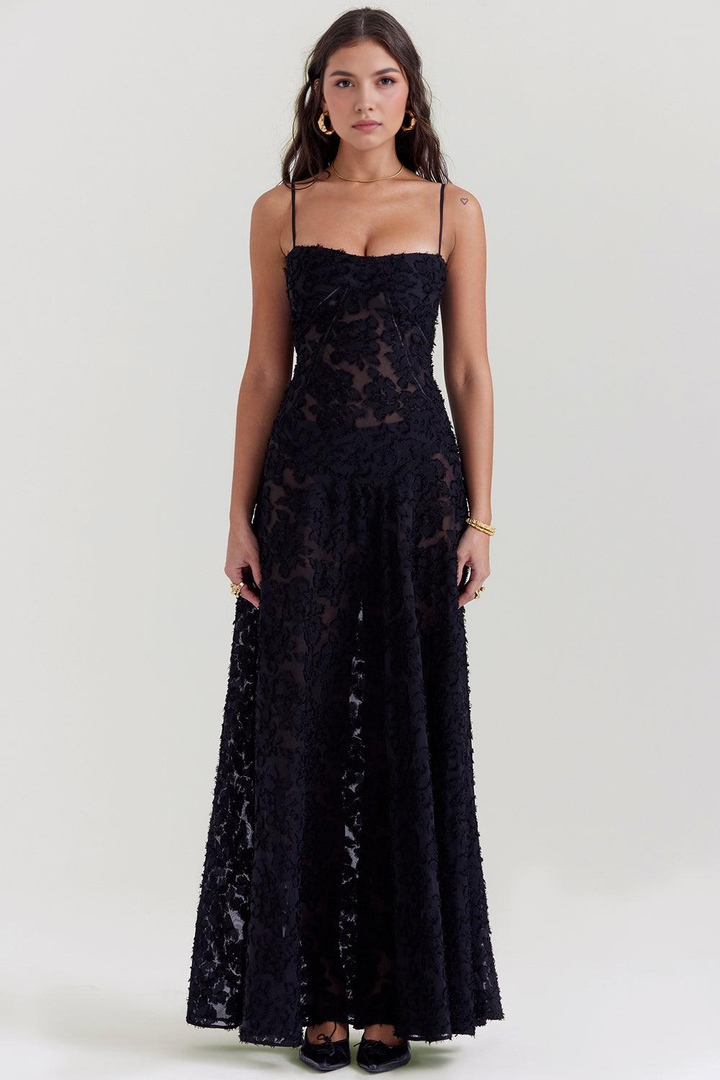 Noir | Elegant Maxi Dress